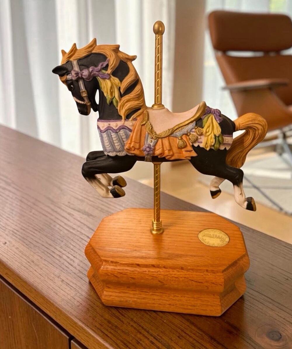 Vintage Westland Carousel Collections Musical Horse LIMITED EDITION 3896/15000